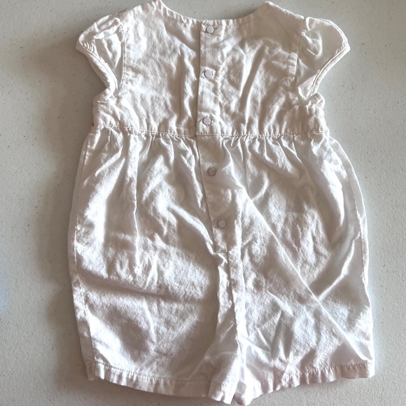 VINTAGE Bubbles. Cotton. Embroidered. Smocking. SUMMER 9-12M - Picture 6 of 16